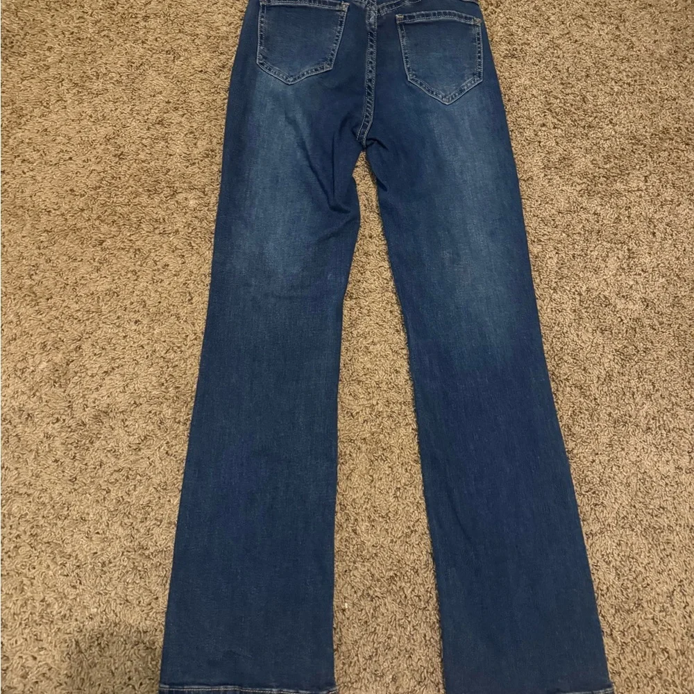 Ariat Women's Flare Jeans in Deep Blue - Picture 2 of 3